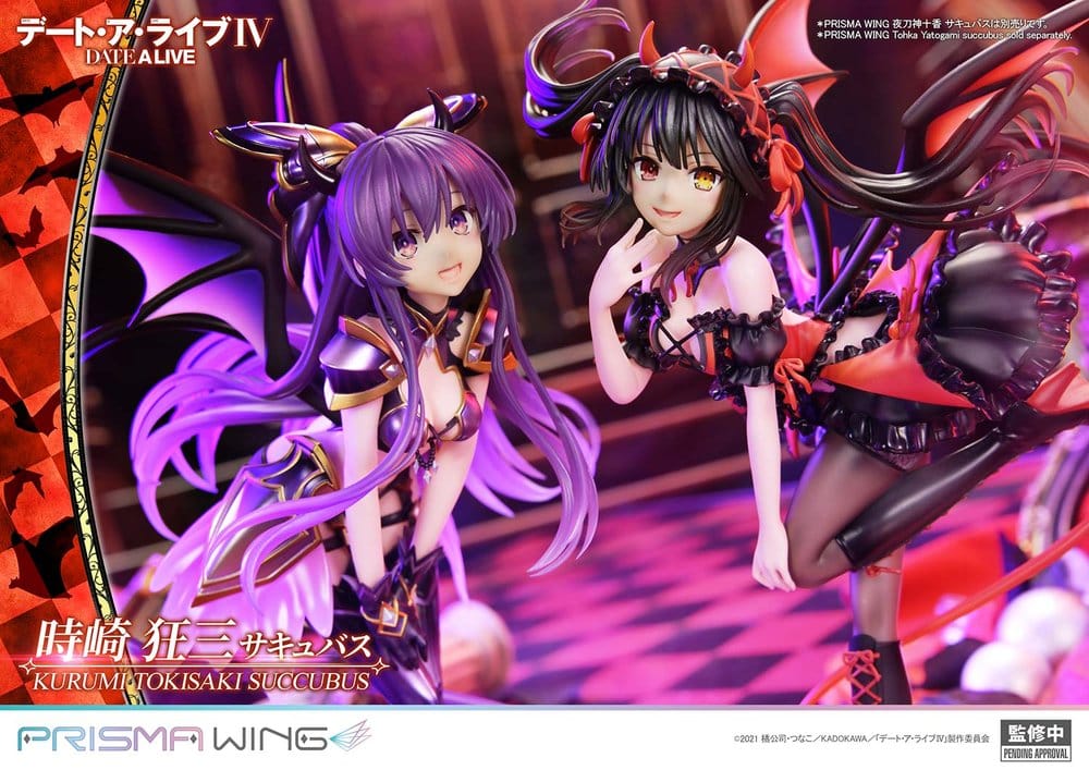 PREORDINE+ 08/2027 Date A Live Prisma Wing PVC Statue 1/7 Kurumi Tokisaki succubus 25 cm