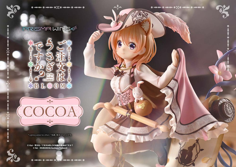 PREORDINE 10/2026 Is the Order a Rabbit? Bloom Prisma Wing PVC Statue 1/7 Cocoa 21 cm (PREORDINE NON CANCELLABILE)