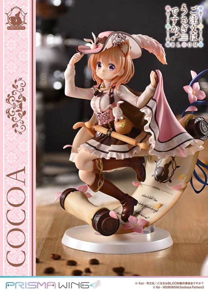 PREORDINE 10/2026 Is the Order a Rabbit? Bloom Prisma Wing PVC Statue 1/7 Cocoa 21 cm (PREORDINE NON CANCELLABILE)