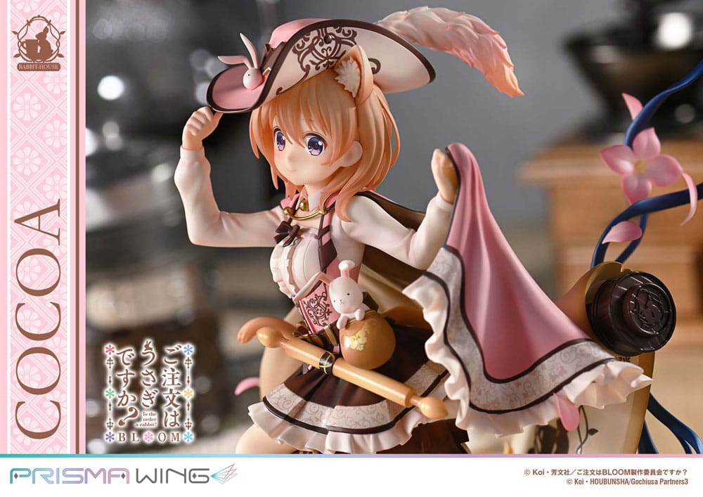 PREORDINE 10/2026 Is the Order a Rabbit? Bloom Prisma Wing PVC Statue 1/7 Cocoa 21 cm (PREORDINE NON CANCELLABILE)