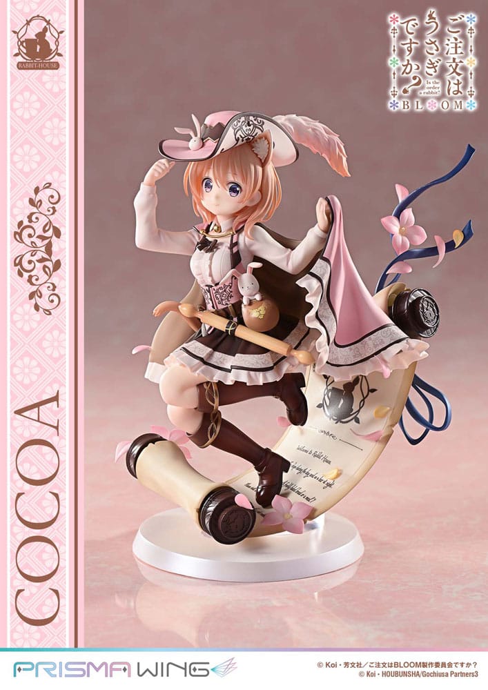 PREORDINE 10/2026 Is the Order a Rabbit? Bloom Prisma Wing PVC Statue 1/7 Cocoa 21 cm (PREORDINE NON CANCELLABILE)