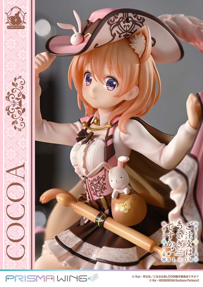 PREORDINE 10/2026 Is the Order a Rabbit? Bloom Prisma Wing PVC Statue 1/7 Cocoa 21 cm (PREORDINE NON CANCELLABILE)