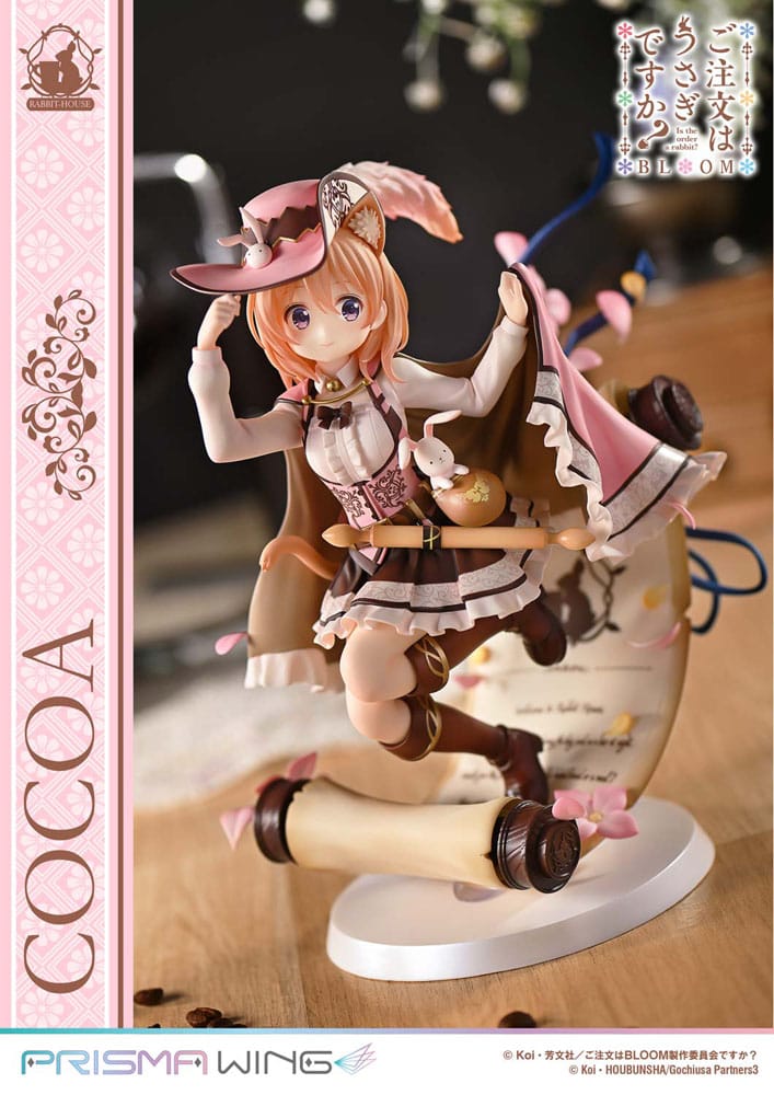 PREORDINE 10/2026 Is the Order a Rabbit? Bloom Prisma Wing PVC Statue 1/7 Cocoa 21 cm (PREORDINE NON CANCELLABILE)