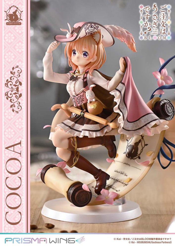 PREORDINE 10/2026 Is the Order a Rabbit? Bloom Prisma Wing PVC Statue 1/7 Cocoa 21 cm (PREORDINE NON CANCELLABILE)