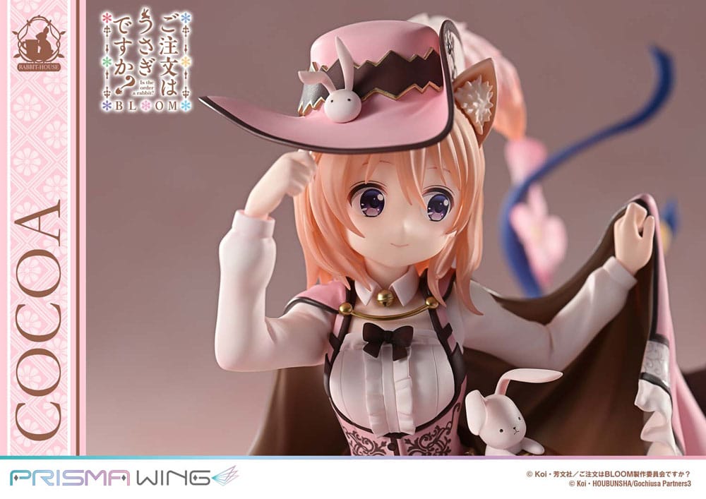 PREORDINE 10/2026 Is the Order a Rabbit? Bloom Prisma Wing PVC Statue 1/7 Cocoa 21 cm (PREORDINE NON CANCELLABILE)
