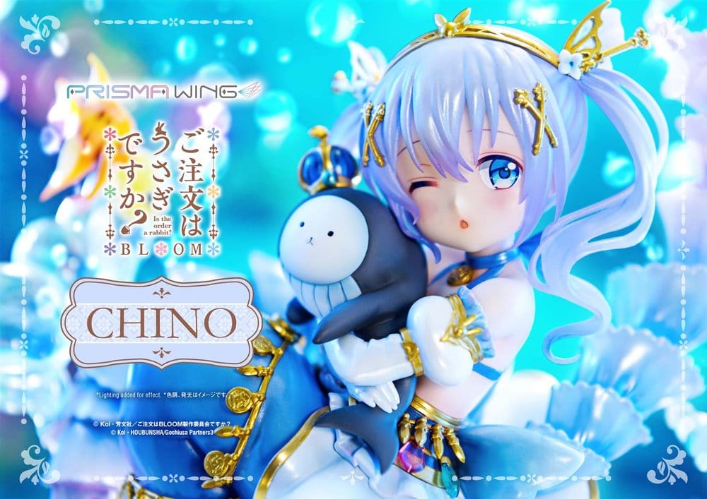 PREORDINE+ 08/2027 Is the Order a Rabbit? BLOOM Prisma Wing Pre-Painted Figure 1/7 Chino 21 cm