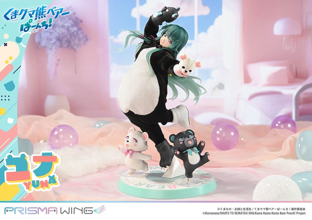 PREORDINE 08/2026 Kuma Kuma Kuma Bear Punch! Prisma Wing PVC Statue 1/7 Yuna 28 cm (PREORDINE NON CANCELLABILE)