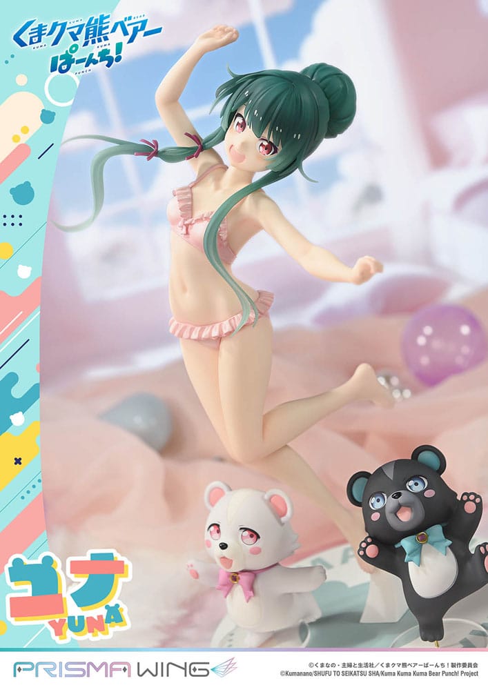 PREORDINE 08/2026 Kuma Kuma Kuma Bear Punch! Prisma Wing PVC Statue 1/7 Yuna 28 cm (PREORDINE NON CANCELLABILE)