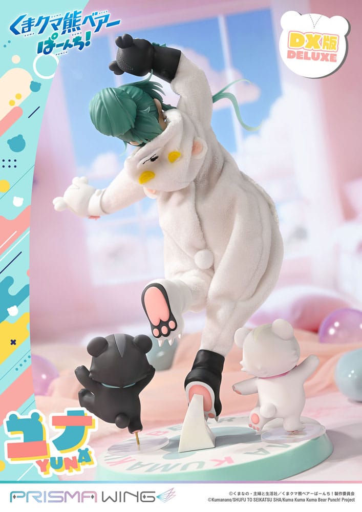 PREORDINE 08/2026 Kuma Kuma Kuma Bear Punch! Prisma Wing PVC Statue 1/7 Yuna Deluxe Version 28 cm (PREORDINE NON CANCELLABILE)