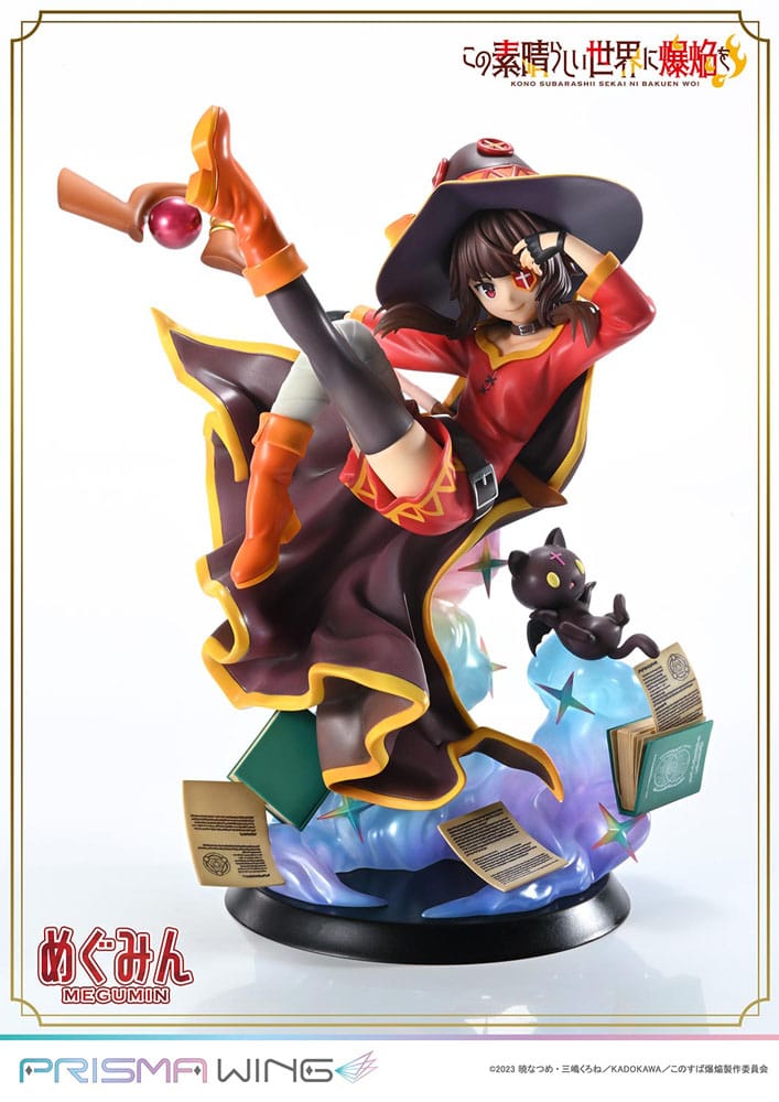PREORDINE+ 07/2025 Konusuba - An Explosion on This Wonderful World! Prisma Wing Megumin 23 cm Statue 1/7