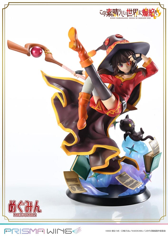 PREORDINE+ 07/2025 Konusuba - An Explosion on This Wonderful World! Prisma Wing Megumin 23 cm Statue 1/7