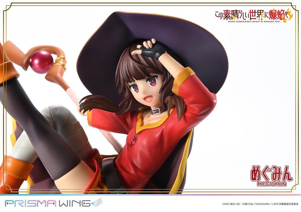 PREORDINE+ 07/2025 Konusuba - An Explosion on This Wonderful World! Prisma Wing Megumin 23 cm Statue 1/7