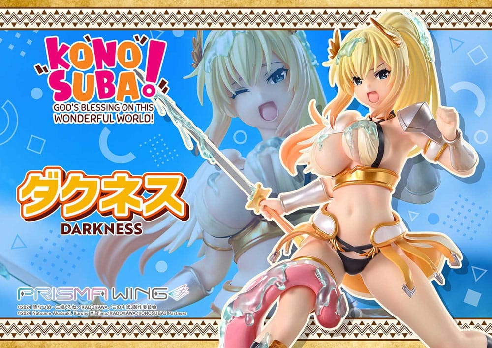 PREORDINE+ 10/2026 Konusuba - God's blessing on this wonderful world! Prisma Wing PVC Statue 1/7 Darkness 20 cm