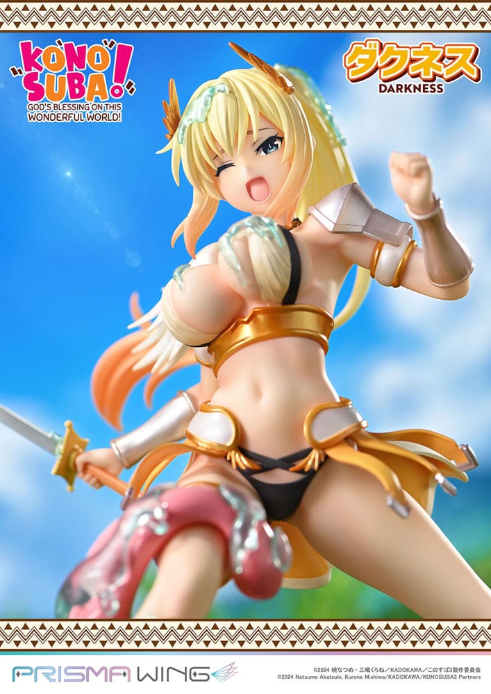 PREORDINE+ 10/2026 Konusuba - God's blessing on this wonderful world! Prisma Wing PVC Statue 1/7 Darkness 20 cm