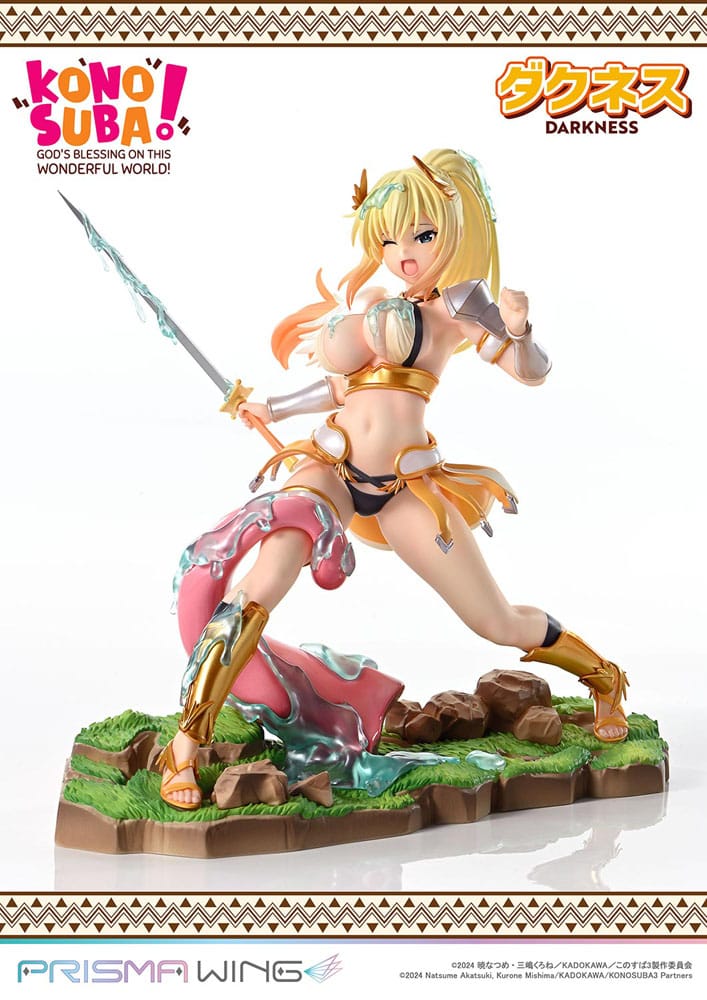 PREORDINE+ 10/2026 Konusuba - God's blessing on this wonderful world! Prisma Wing PVC Statue 1/7 Darkness 20 cm