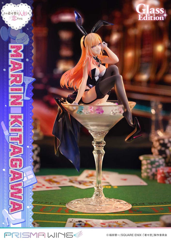 PREORDINE+ 04/2026 My Dress-Up Darling Prisma Wing PVC Statue 1/7 Marin Kitagawa Glass Edition 29 cm