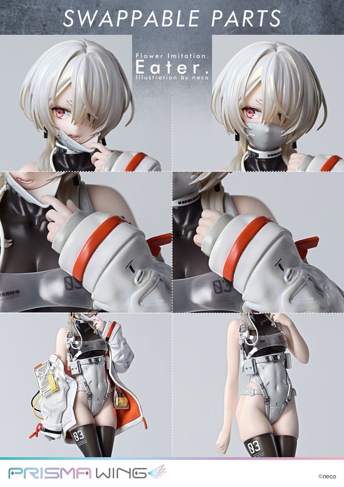 VORBESTELLUNG+ 03/2027 Flower Imitation Prisma Wing PVC-Statue 1/7 Eater Illustration von neco 32 cm
