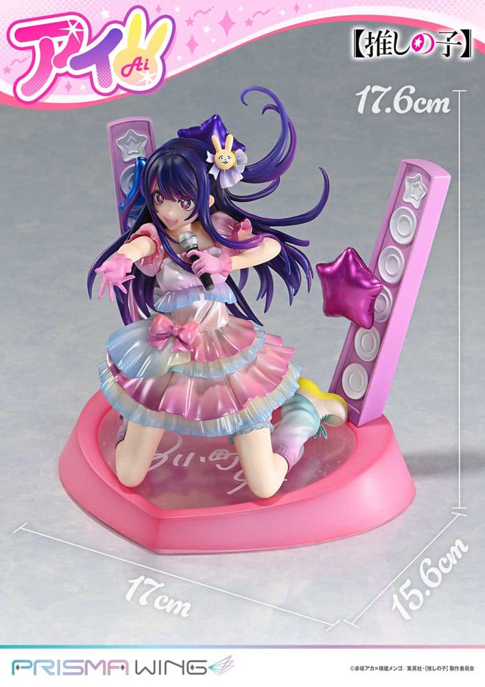 SU ORDINAZIONE Oshi no Ko Prisma Wing PVC Statue 1/7 Ai 18 cm 