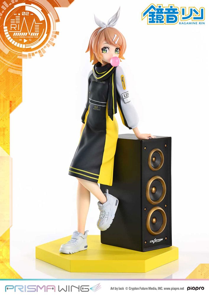 SU ORDINAZIONE Vocaloid Piapro Characters Prisma Wing PVC Statue 1/7 Kagamine Rin (Art by lack) 21 cm