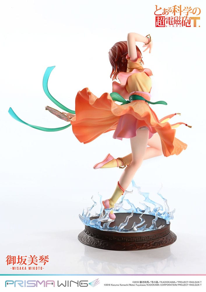 PREORDINE 07/2025 To Aru Kagaku no Railgun Prisma Wing Misaka Mikoto 22 cm Statue 1/7  (PREORDINE NON CANCELLABILE)