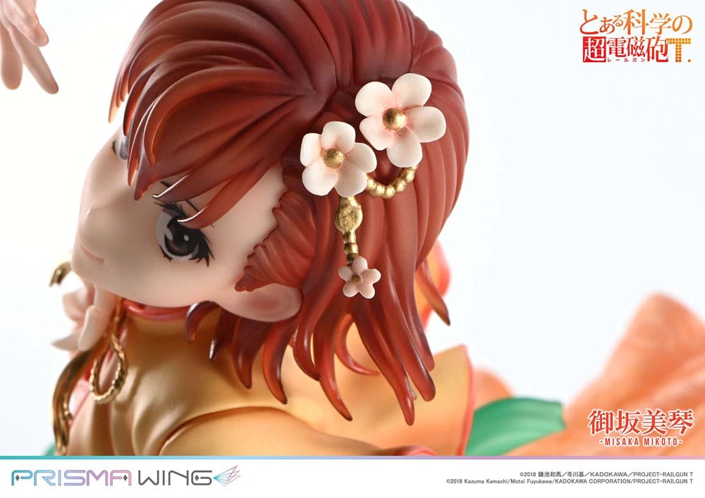 PREORDINE 07/2025 To Aru Kagaku no Railgun Prisma Wing Misaka Mikoto 22 cm Statue 1/7  (PREORDINE NON CANCELLABILE)