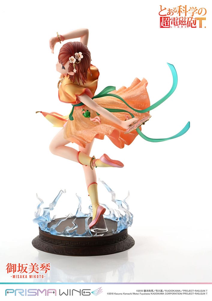PREORDINE 07/2025 To Aru Kagaku no Railgun Prisma Wing Misaka Mikoto 22 cm Statue 1/7  (PREORDINE NON CANCELLABILE)