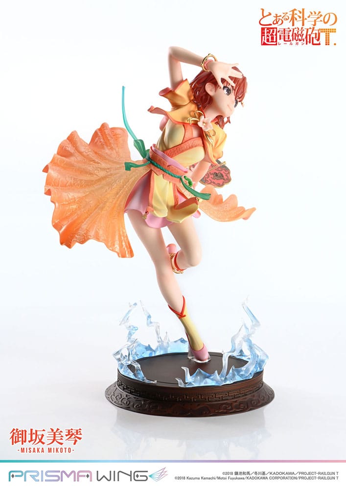 PREORDINE 07/2025 To Aru Kagaku no Railgun Prisma Wing Misaka Mikoto 22 cm Statue 1/7  (PREORDINE NON CANCELLABILE)