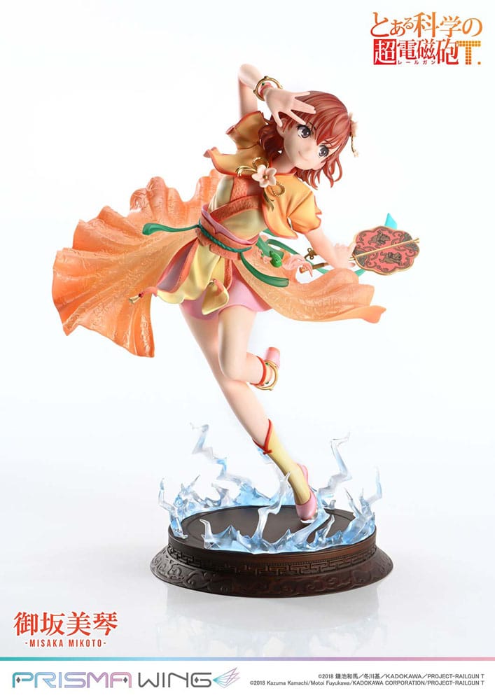 PREORDINE 07/2025 To Aru Kagaku no Railgun Prisma Wing Misaka Mikoto 22 cm Statue 1/7  (PREORDINE NON CANCELLABILE)