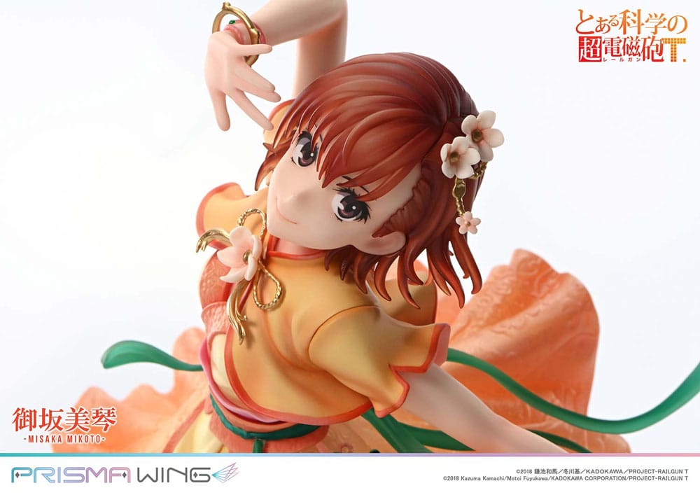 PREORDINE 07/2025 To Aru Kagaku no Railgun Prisma Wing Misaka Mikoto 22 cm Statue 1/7  (PREORDINE NON CANCELLABILE)