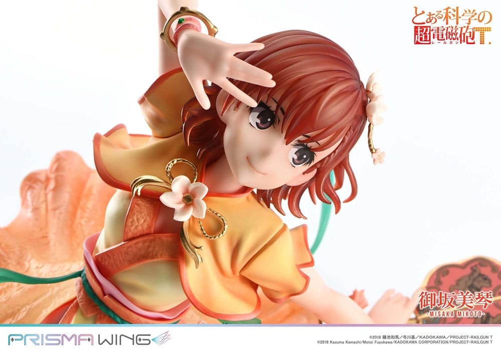 PREORDINE 07/2025 To Aru Kagaku no Railgun Prisma Wing Misaka Mikoto 22 cm Statue 1/7  (PREORDINE NON CANCELLABILE)