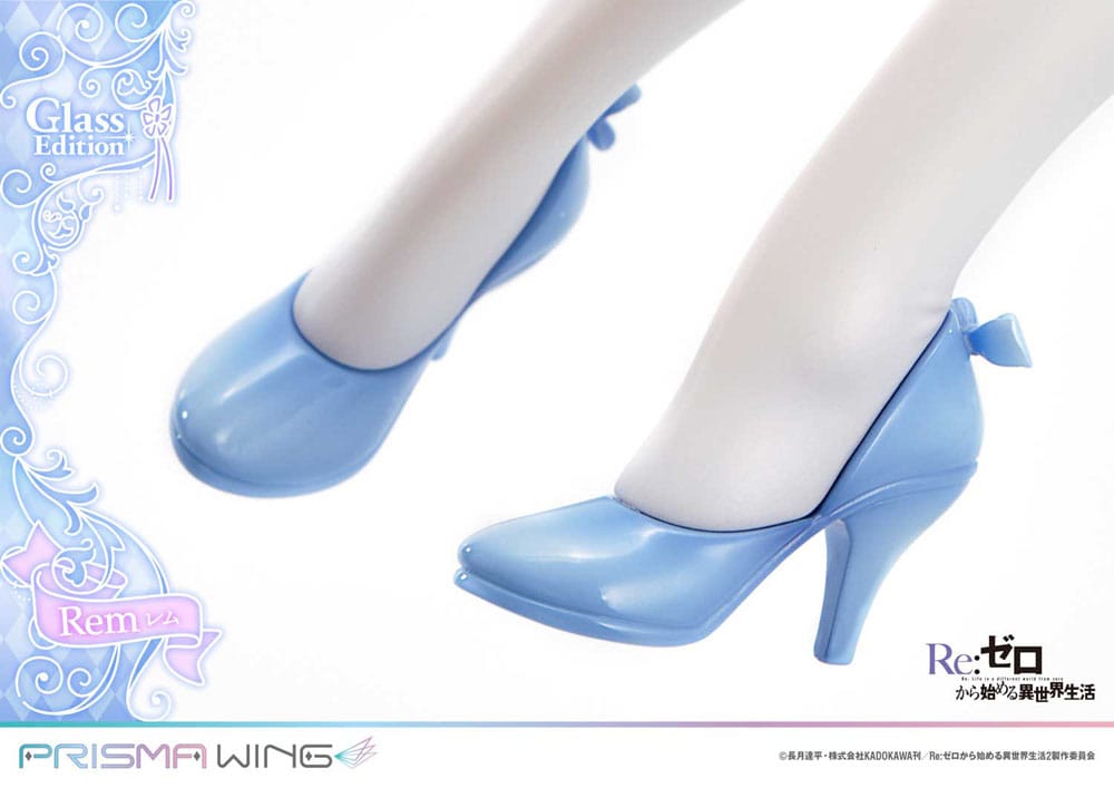 SU ORDINAZIONE Re:Zero - Starting Life in Another World Prisma Wing PVC Statue 1/7 Rem Glass Edition 23 cm