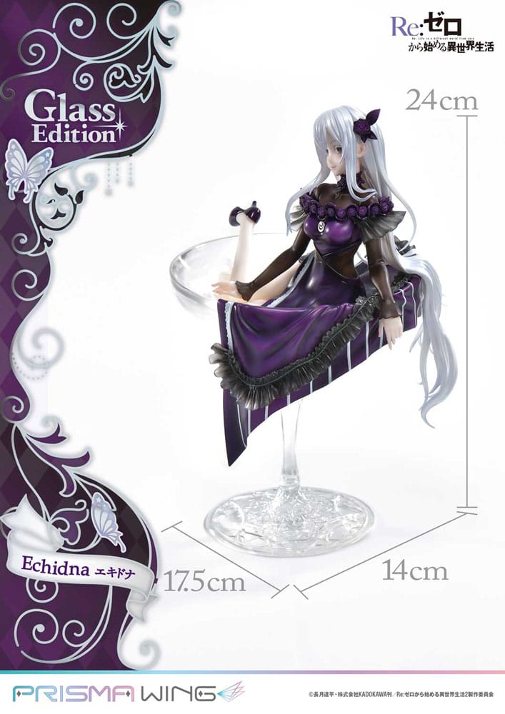 PREORDINE 12/2025 Re:ZERO Starting Life in Another World Prisma Wing Echidna Glass Edition 24 cm Statue 1/7 (PREORDINE NON CANCELLABILE)
