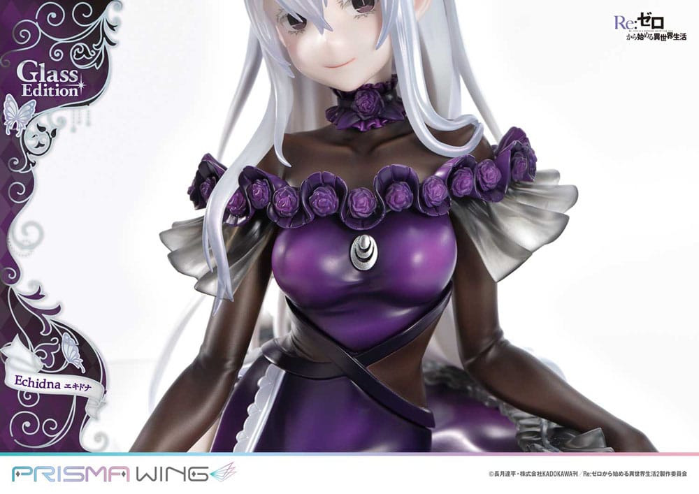 PREORDINE 12/2025 Re:ZERO Starting Life in Another World Prisma Wing Echidna Glass Edition 24 cm Statue 1/7 (PREORDINE NON CANCELLABILE)