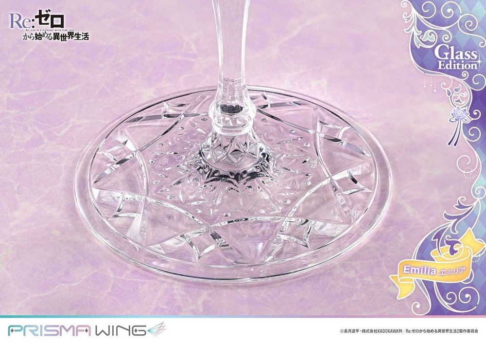 PREORDINE+ 08/2028 Re:Zero Prisma Wing Statue 1/7 Emilia Glass Edition 29 cm