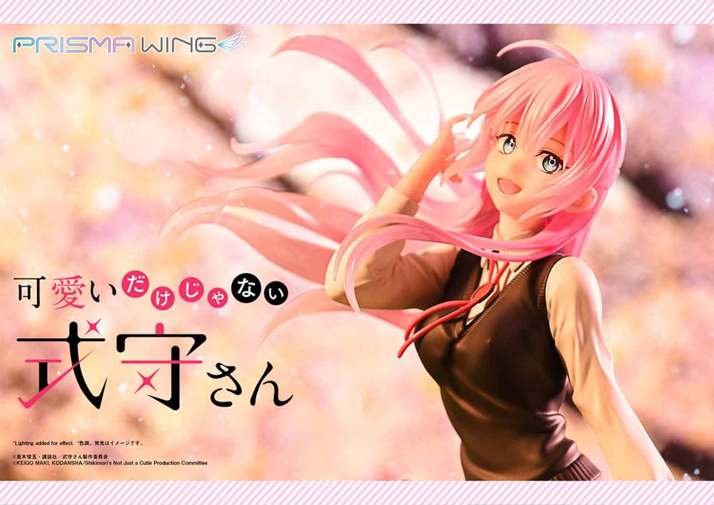 SU ORDINAZIONE Shikimor's Not Just a Cutie Prisma Wing PVC Statue 1/7 Shikimori san 22 cm