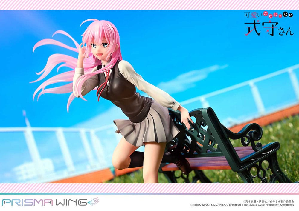 SU ORDINAZIONE Shikimor's Not Just a Cutie Prisma Wing PVC Statue 1/7 Shikimori san 22 cm