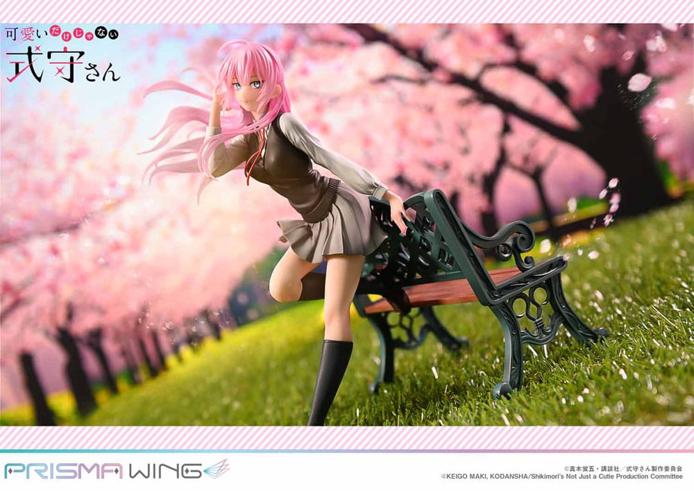 SU ORDINAZIONE Shikimor's Not Just a Cutie Prisma Wing PVC Statue 1/7 Shikimori san 22 cm