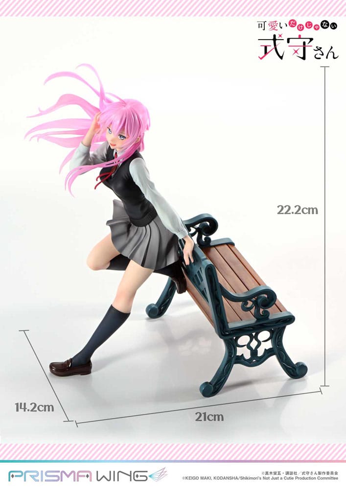 SU ORDINAZIONE Shikimor's Not Just a Cutie Prisma Wing PVC Statue 1/7 Shikimori san 22 cm