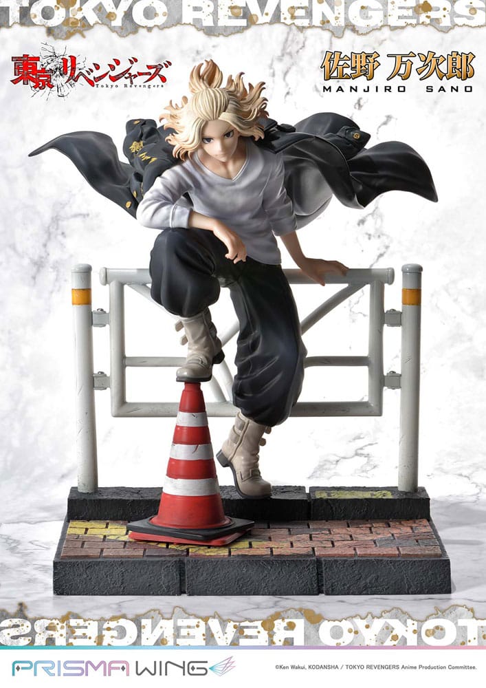 SU ORDINAZIONE ESAURITO Tokyo Revengers Prisma Wing PVC Statue 1/7 Manjiro Sano 23 cm *PREZZO SPECIALE*