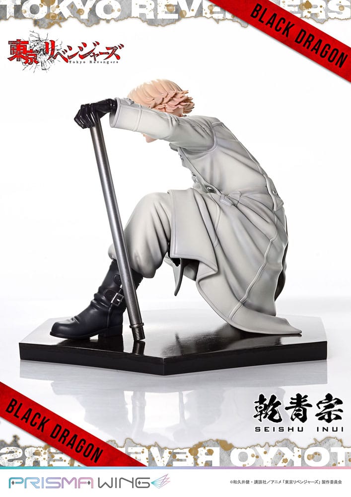 PREORDINE 10/2025 Tokyo Revengers Prisma Wing Seishu Inui 14 cm Statue 1/7 (PREORDINE NON CANCELLABILE)