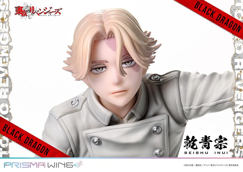 PREORDINE 10/2025 Tokyo Revengers Prisma Wing Seishu Inui 14 cm Statue 1/7 (PREORDINE NON CANCELLABILE)
