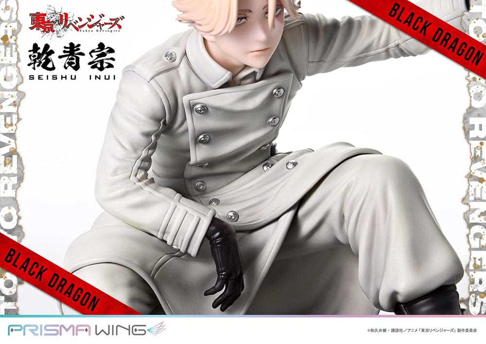 PREORDINE 10/2025 Tokyo Revengers Prisma Wing Seishu Inui 14 cm Statue 1/7 (PREORDINE NON CANCELLABILE)