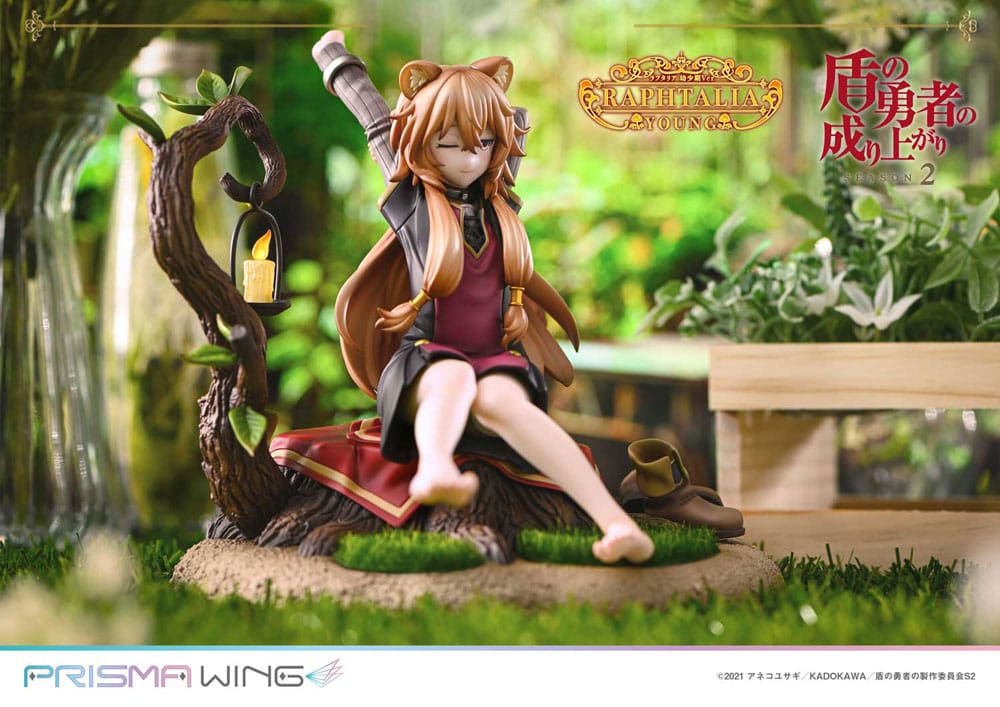 PREORDINE+ 06/2025 The Rising of the shield Hero Season 2 Prisma Wing PVC Statue 1/7 Raphtalia Young Version 15 cm