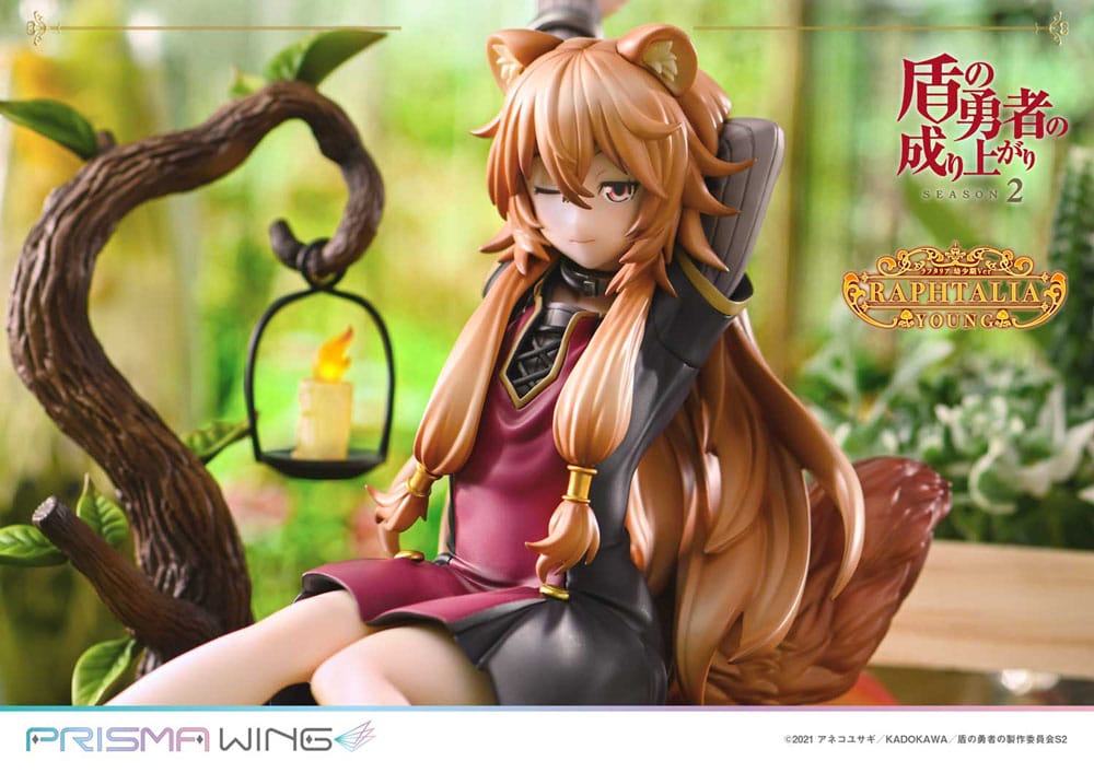 PREORDINE+ 06/2025 The Rising of the shield Hero Season 2 Prisma Wing PVC Statue 1/7 Raphtalia Young Version 15 cm
