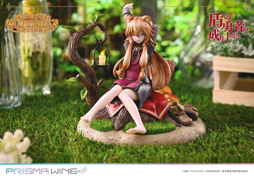PREORDINE+ 06/2025 The Rising of the shield Hero Season 2 Prisma Wing PVC Statue 1/7 Raphtalia Young Version 15 cm
