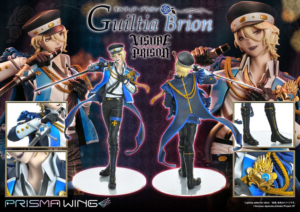 PREORDINE ESAURITO Visual Prison Prisma Wing PVC Statue 1/7 Guiltia Brion 27 cm