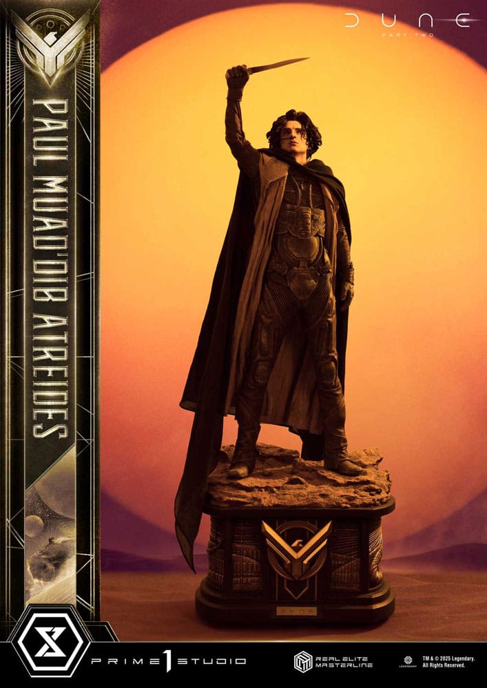 AUF BESTELLUNG Dune: Teil Zwei Real Elite Masterline Serie Statue 1/3 Paul Atreides 90 cm