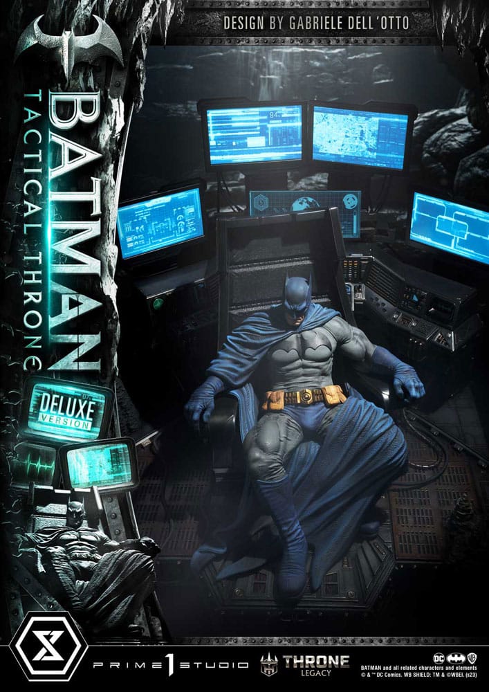 MADE TO ORDER DC Comics Throne Legacy Collection Statue 1/3 Batman Tactical Throne Deluxe Bonus Version 57 cm