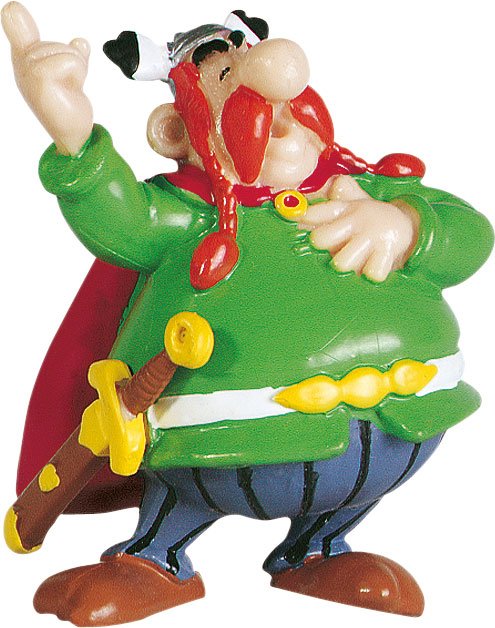 🧪 LAB | SU ORDINAZIONE Asterix Figure Vitalstatistix the chief 6 cm