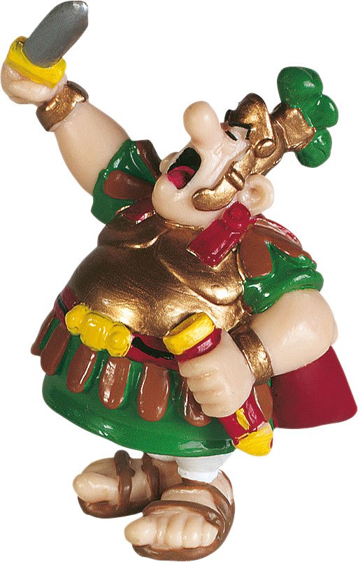 SU ORDINAZIONE Asterix Figure The centurion with his sword 8 cm